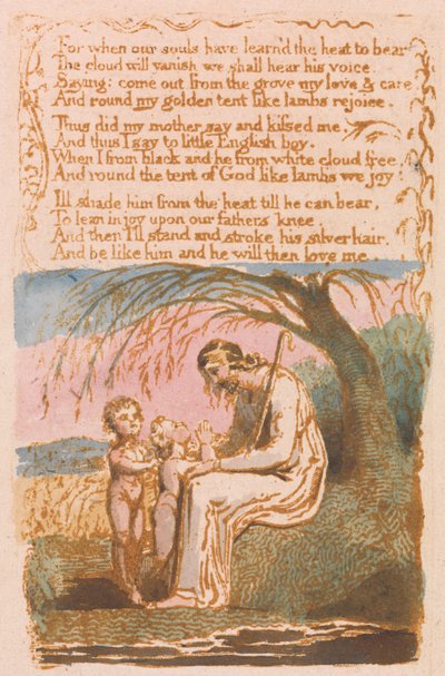 Der kleine schwarze Junge (Platte 30) autorstwa William Blake