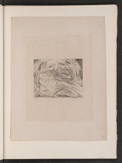 Pan odpowiada Hiobowi z trąby powietrznej autorstwa William Blake