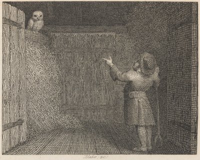 Sowa i rolnik autorstwa William Blake