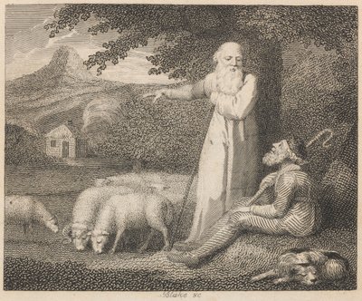 Pasterz i Filozof autorstwa William Blake
