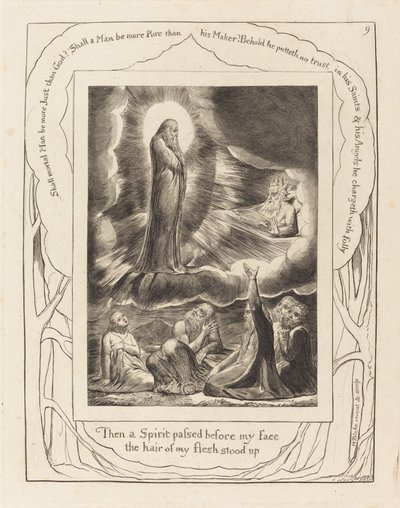 Wizja Elifaza autorstwa William Blake