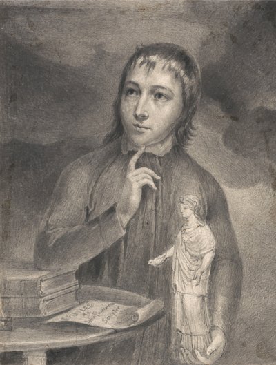 Thomas Alphonso Hayley, rysunek półpostaci autorstwa William Blake