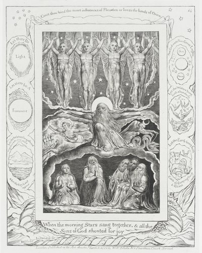 Gdy gwiazdy poranne śpiewały razem autorstwa William Blake