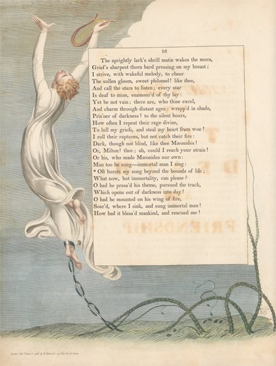 Nocne myśli Younga, strona 16, często przerywa moją piosenkę poza granice życia autorstwa William Blake