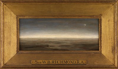 Centaur by Moonlight, Morea (olej na panelu) autorstwa William Blake Richmond