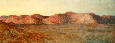 Pustynia El Kab, Poświata autorstwa William Blake Richmond