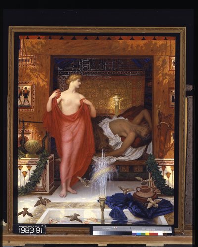 Hera w domu Hefajstosa (olej na płótnie) autorstwa William Blake Richmond