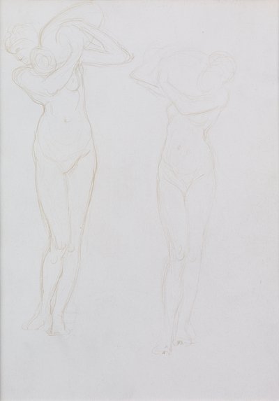 Studium (metalpunkt) autorstwa William Blake Richmond