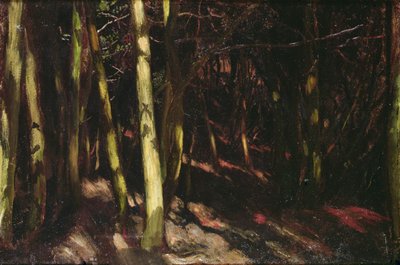 Drzewa, ok. 1890 (olej na pokładzie) autorstwa William Blake Richmond