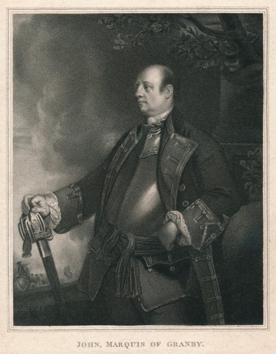 John, markiz Granby, c1758-1760, 1810. autorstwa William Bond