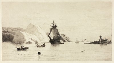Arktyczny krajobraz morski autorstwa William Bradford