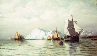 Artic Caravan (olej na płótnie) autorstwa William Bradford