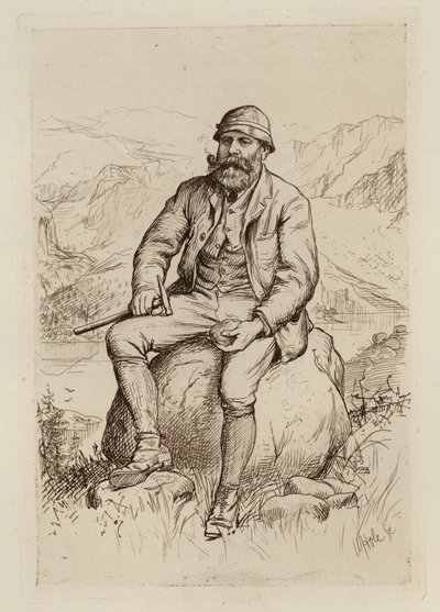 James Geikie, profesor geologii (rycina) autorstwa William Brassey (after) Hole