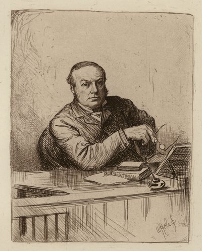 James Muirhead, profesor prawa cywilnego (rycina) autorstwa William Brassey (after) Hole