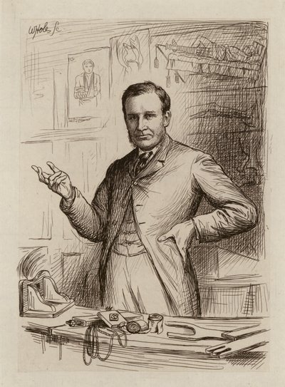 John Chiene, profesor chirurgii (rycina) autorstwa William Brassey (after) Hole
