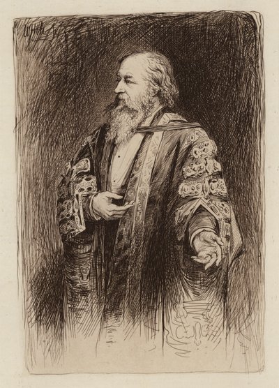 Sir Alexander Grant, wicekanclerz i dyrektor (rycina) autorstwa William Brassey (after) Hole