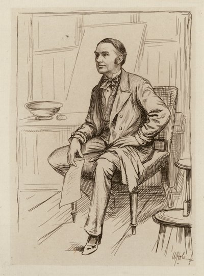 Thomas Annandale, profesor chirurgii klinicznej (rycina) autorstwa William Brassey (after) Hole