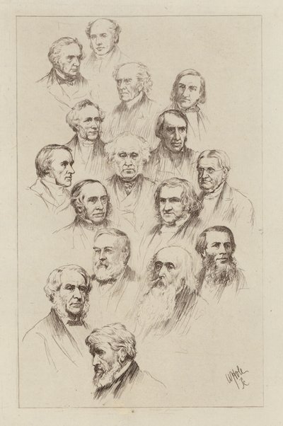 Umbrae Quaedam (rycina) autorstwa William Brassey (after) Hole