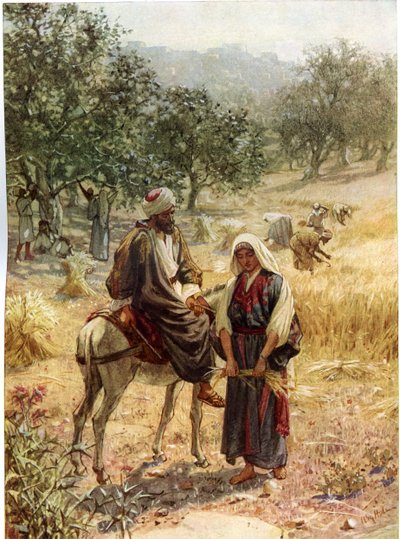 Boaz i Rut - Biblia autorstwa William Brassey Hole