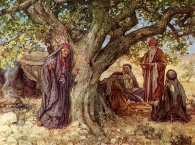 Księga Rodzaju: Saraj podsłuchująca anioły - Biblia autorstwa William Brassey Hole