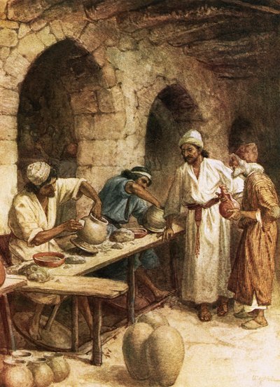 Jeremiasz i garncarz autorstwa William Brassey Hole