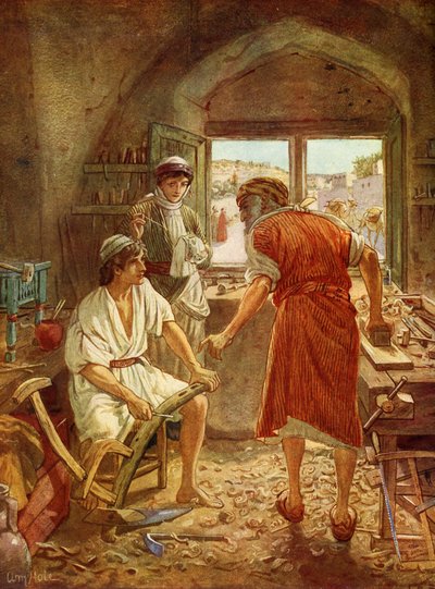 Jezus jako młody człowiek - Biblia autorstwa William Brassey Hole