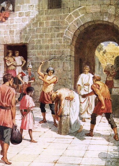 Jezus biczowany autorstwa William Brassey Hole