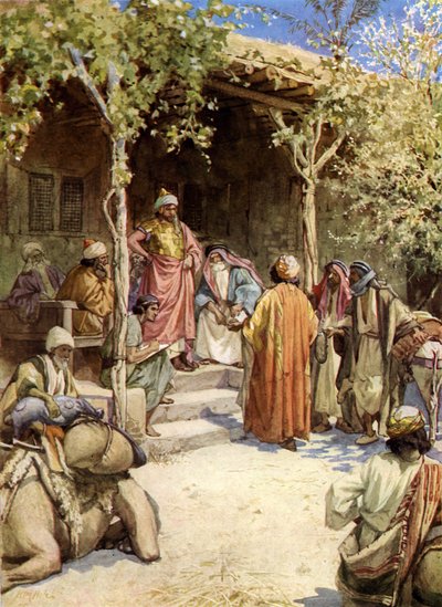 Traktat Jozuego z ludźmi z Gibeonu - Biblia autorstwa William Brassey Hole