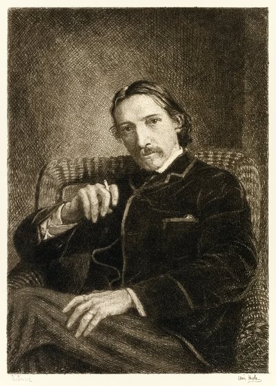 Robert Louis Stevenson (1850-1894) Brytyjski pisarz najbardziej znany z bestsellerowych książek Wyspa skarbów, Porwana oraz Dziwny przypadek doktora Jekylla i pana Hyde