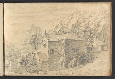 Berry Castle Mill autorstwa William Brockedon