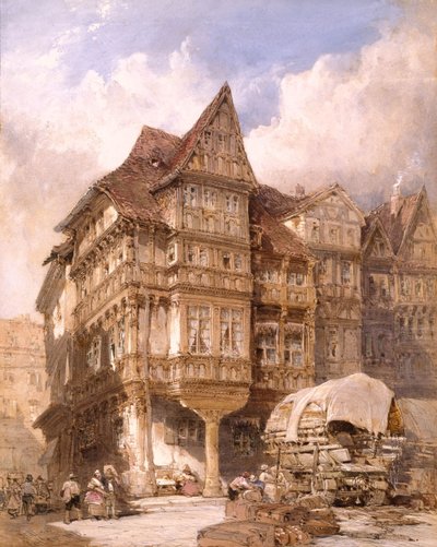 Dom Albrechta Durera w Norymberdze autorstwa William Callow