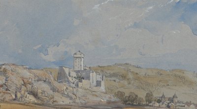 Zamek w Lourdes, 11 lipca 1836 r. autorstwa William Callow
