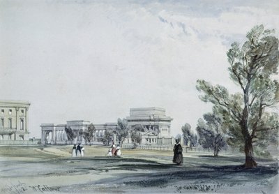 Wejście do Hyde Parku w Hyde Park Corner autorstwa William Callow