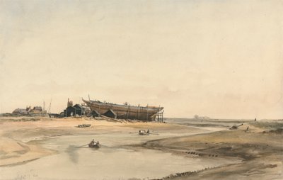 Budowa statku autorstwa William Callow