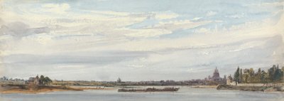 Widok na Paryż z Charenton autorstwa William Callow