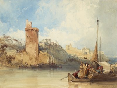 Villeneuve-lès-Avignon autorstwa William Callow