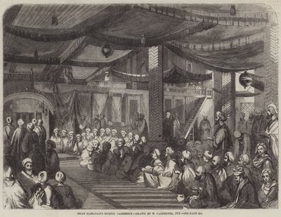 Szach Hamdan Masdżid, Kaszmir autorstwa William Carpenter