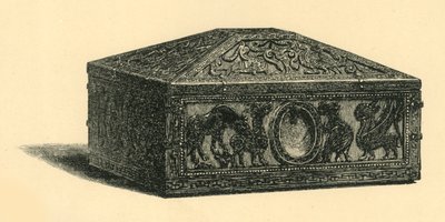 Szkatułka, c1180-1200, 1881. autorstwa William Catley