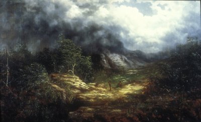 Burza nad Blue Ridge (olej na płótnie) autorstwa William Charles Anthony Frerichs
