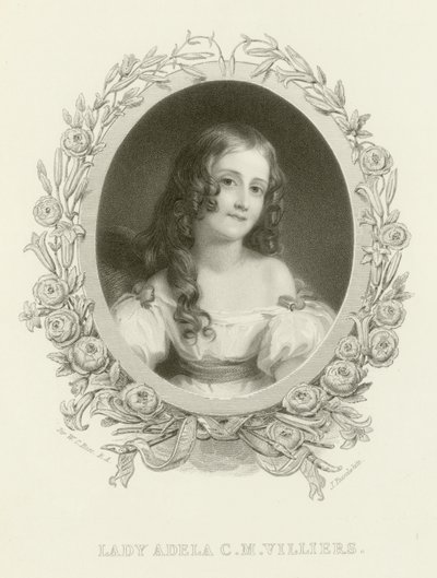 Lady Adela Corisande Maria Dziecko Villiers autorstwa William Charles Ross