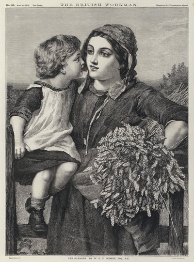 Gleaner (grawerowanie) autorstwa William Charles Thomas (after) Dobson
