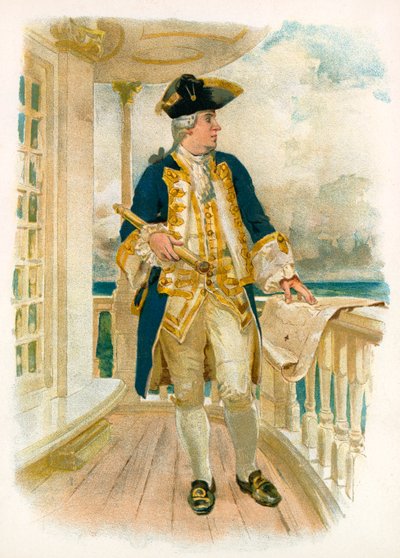 Admirał, XVIII wiek autorstwa William Christian Symons