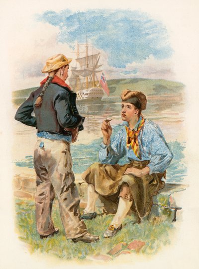 Żeglarze - XVIII wiek autorstwa William Christian Symons