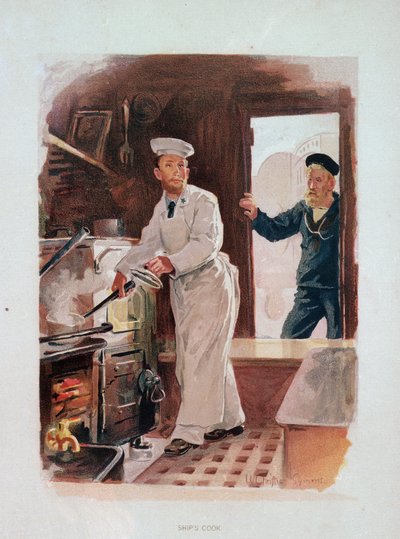 Kucharz okrętowy autorstwa William Christian Symons