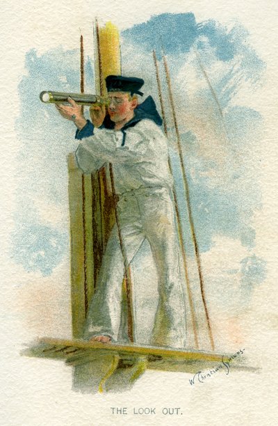 Look Out, c1890-c1893. autorstwa William Christian Symons