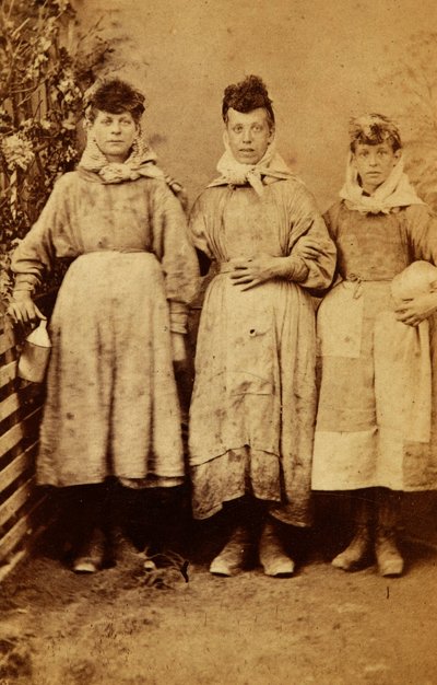 Pracownicy Tredegar Iron Works w Walii autorstwa William Clayton