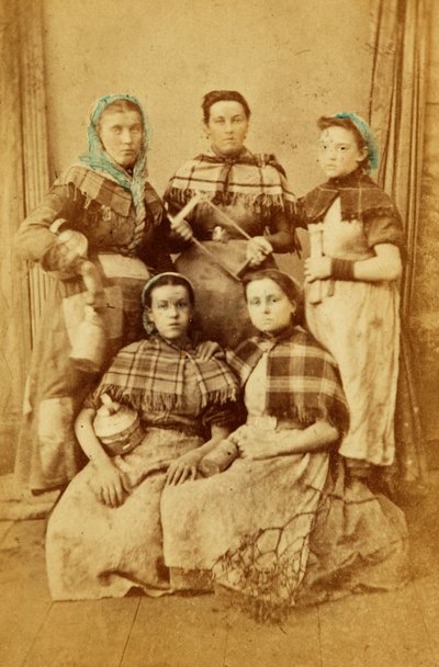 Pracownicy Tredegar Iron Works w Walii autorstwa William Clayton