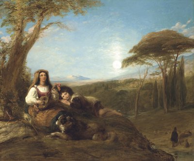 Sceny Ave Maria w pobliżu Tivoli autorstwa William Collins