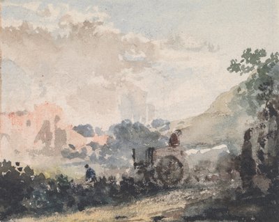 Krajobraz z furą autorstwa William Collins
