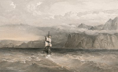 Przylądek Aiya, patrząc na północ w kierunku Bałakławy autorstwa William Crimea Simpson
